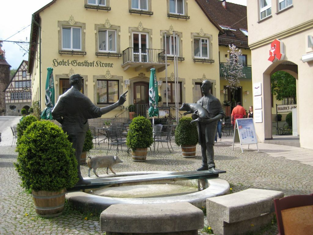 Hotel Gasthof Krone ニーダーシュテッテン エクステリア 写真